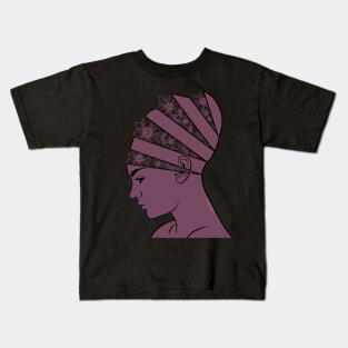 Headspace Mindful Floral Purple Kids T-Shirt